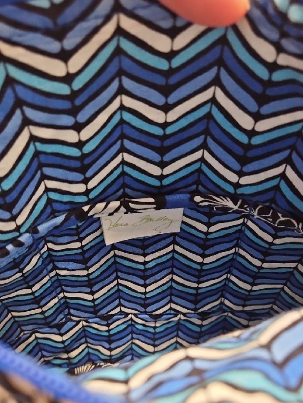 Vera Bradley Blue Bayou Quilted Crossbody Bag - Picture 2 of 3